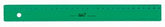 REGLA CRISTAL VERDE SAFTA 30CM | 20 UNIDADES | (SAFTA BASICO)